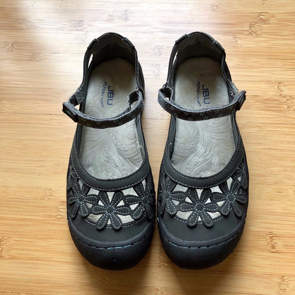 JBU by Jambu Wildflower Mary Jane, sz 7 Like New